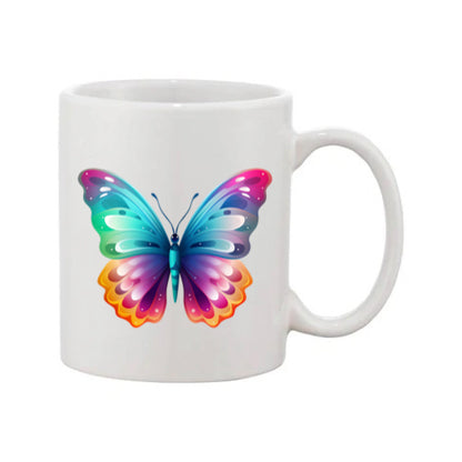 Mug - 11oz - Multi Coloured Butterfly 3