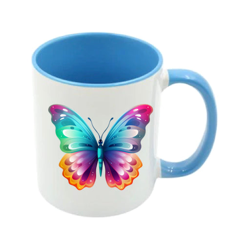 Mug - 11oz - Multi Coloured Butterfly 3