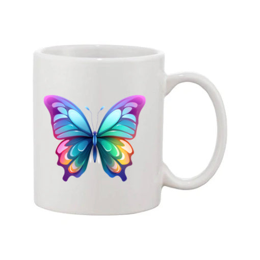 Mug - 11oz - Multi Coloured Butterfly 4