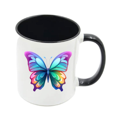 Mug - 11oz - Multi Coloured Butterfly 4