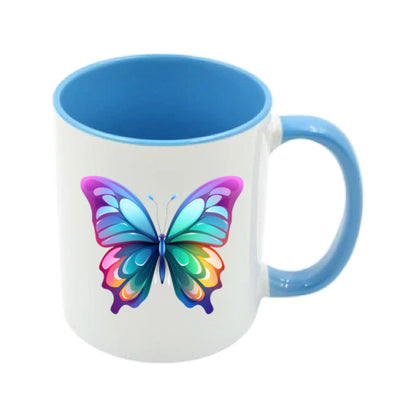 Mug - 11oz - Multi Coloured Butterfly 4