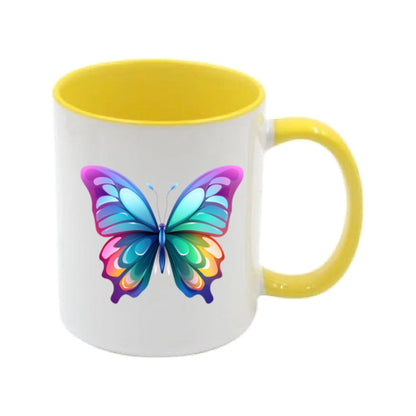 Mug - 11oz - Multi Coloured Butterfly 4