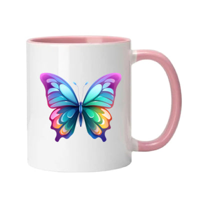 Mug - 11oz - Multi Coloured Butterfly 4