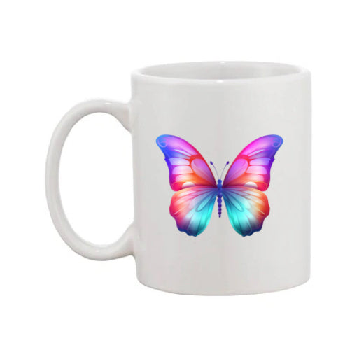 Mug - 11oz - Multi Coloured Butterfly 5