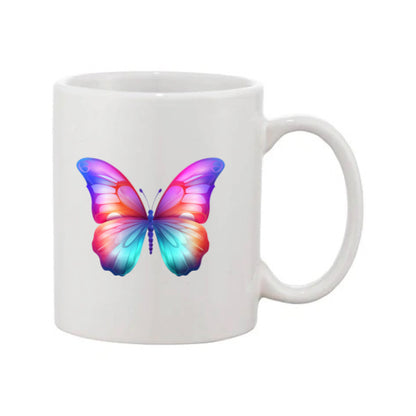 Mug - 11oz - Multi Coloured Butterfly 5