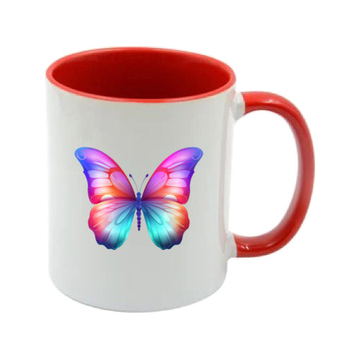 Mug - 11oz - Multi Coloured Butterfly 5