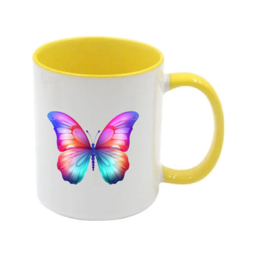 Mug - 11oz - Multi Coloured Butterfly 5