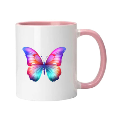 Mug - 11oz - Multi Coloured Butterfly 5