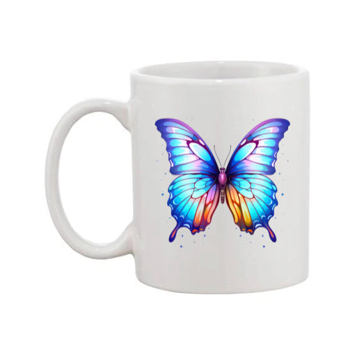 Mug - 11oz - Multi Coloured Butterfly 6