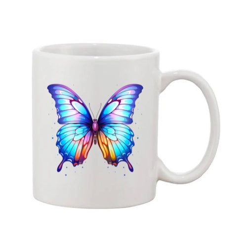 Mug - 11oz - Multi Coloured Butterfly 6