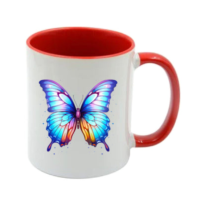 Mug - 11oz - Multi Coloured Butterfly 6