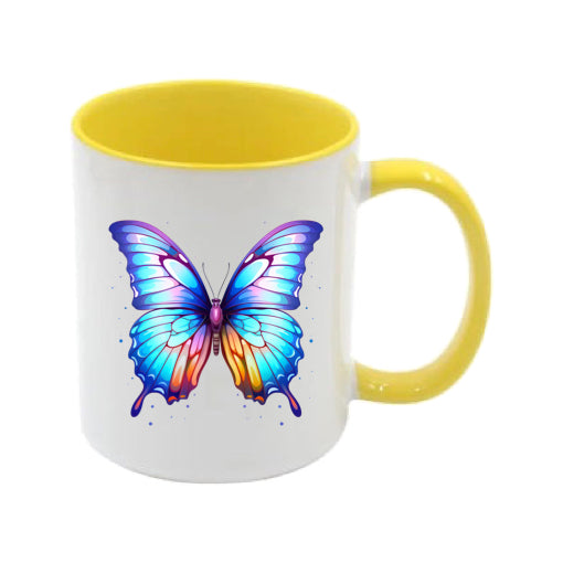 Mug - 11oz - Multi Coloured Butterfly 6