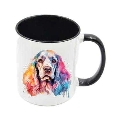 Mug - 11oz - Cocker Spaniel in vibrant watercolours 2