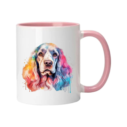 Mug - 11oz - Cocker Spaniel in vibrant watercolours 2