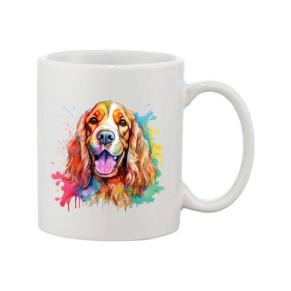 Mug - 11oz - Cocker Spaniel in vibrant watercolours 3