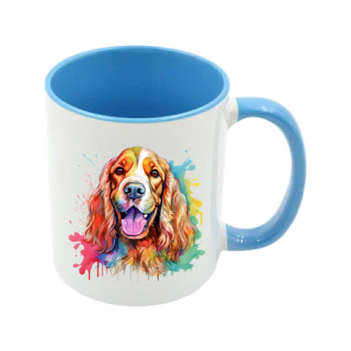 Mug - 11oz - Cocker Spaniel in vibrant watercolours 3