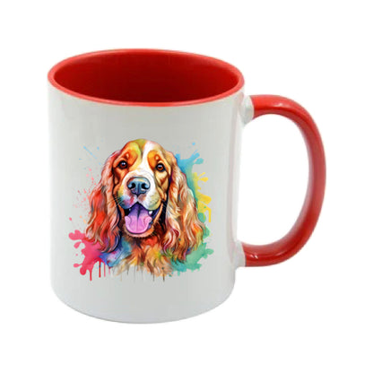 Mug - 11oz - Cocker Spaniel in vibrant watercolours 3