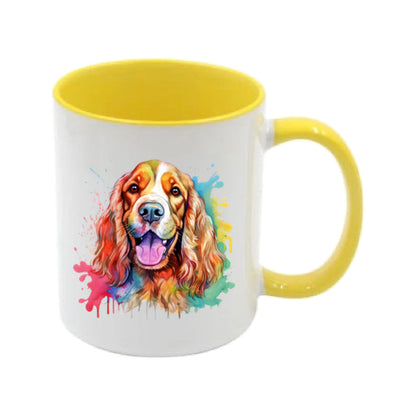 Mug - 11oz - Cocker Spaniel in vibrant watercolours 3