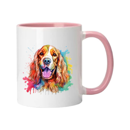Mug - 11oz - Cocker Spaniel in vibrant watercolours 3