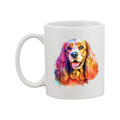 Mug - 11oz - Cocker Spaniel in vibrant watercolours 4
