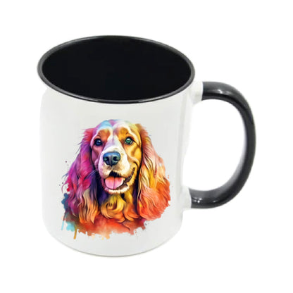 Mug - 11oz - Cocker Spaniel in vibrant watercolours 4