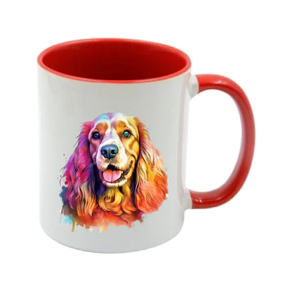 Mug - 11oz - Cocker Spaniel in vibrant watercolours 4
