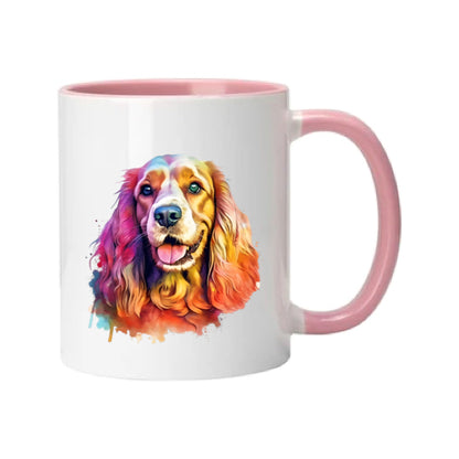 Mug - 11oz - Cocker Spaniel in vibrant watercolours 4