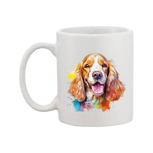 Mug - 11oz - Cocker Spaniel in vibrant watercolours 5