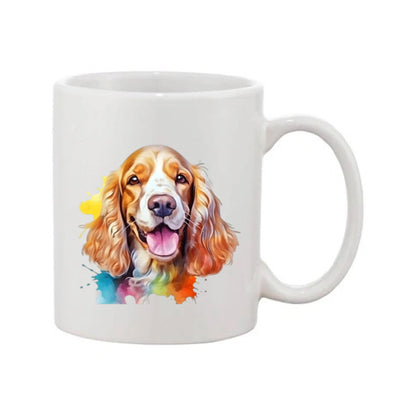 Mug - 11oz - Cocker Spaniel in vibrant watercolours 5
