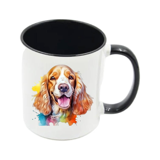 Mug - 11oz - Cocker Spaniel in vibrant watercolours 5