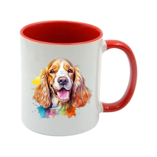 Mug - 11oz - Cocker Spaniel in vibrant watercolours 5