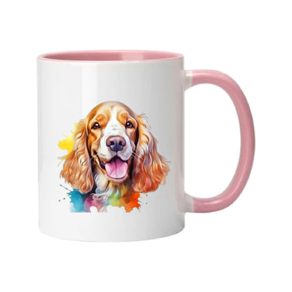 Mug - 11oz - Cocker Spaniel in vibrant watercolours 5