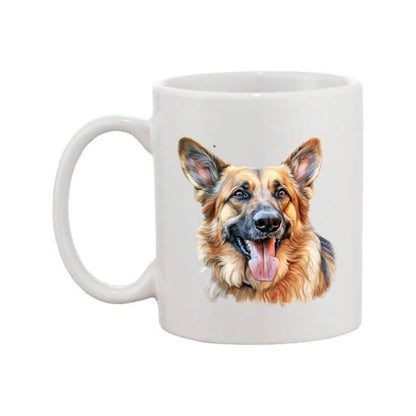 Mug - 11oz - German Shepherd in vibrant watercolours 5