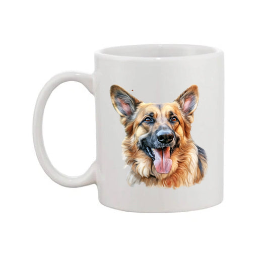 Mug - 11oz - German Shepherd in vibrant watercolours 5