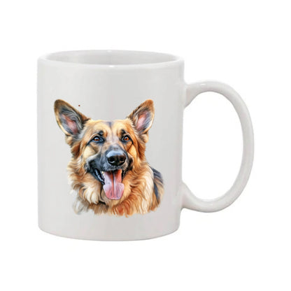 Mug - 11oz - German Shepherd in vibrant watercolours 5