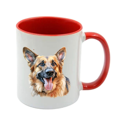 Mug - 11oz - German Shepherd in vibrant watercolours 5
