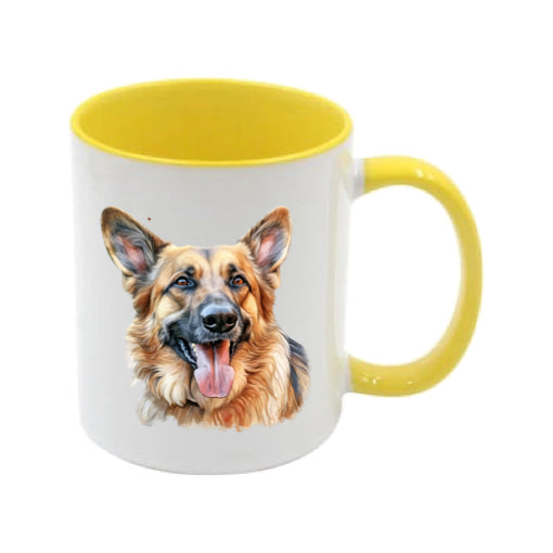 Mug - 11oz - German Shepherd in vibrant watercolours 5
