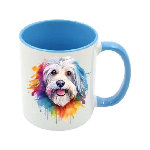 Mug - 11oz - Havanese Dog in vibrant watercolours 2