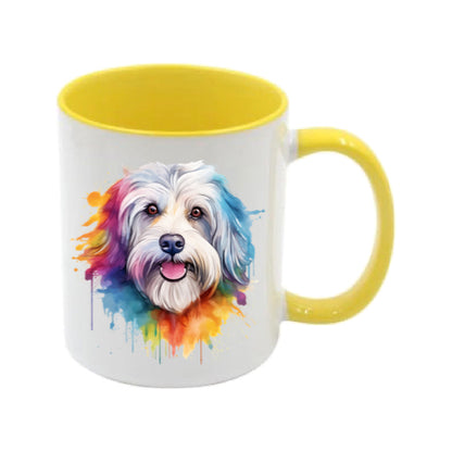 Mug - 11oz - Havanese Dog in vibrant watercolours 2