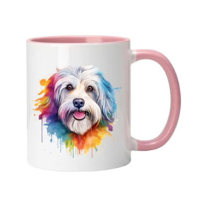 Mug - 11oz - Havanese Dog in vibrant watercolours 2