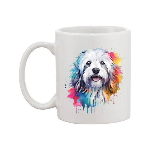 Mug - 11oz - Havanese Dog in vibrant watercolours 5