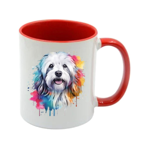 Mug - 11oz - Havanese Dog in vibrant watercolours 5