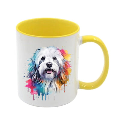 Mug - 11oz - Havanese Dog in vibrant watercolours 5