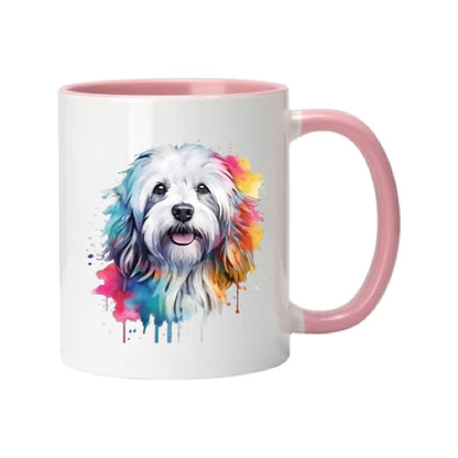 Mug - 11oz - Havanese Dog in vibrant watercolours 5