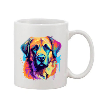 Mug - 11oz - Leonberger in vibrant watercolours 1