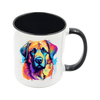 Mug - 11oz - Leonberger in vibrant watercolours 1