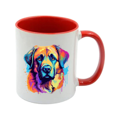 Mug - 11oz - Leonberger in vibrant watercolours 1