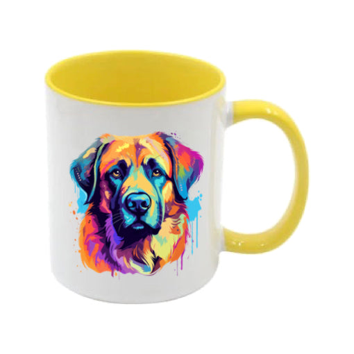 Mug - 11oz - Leonberger in vibrant watercolours 1