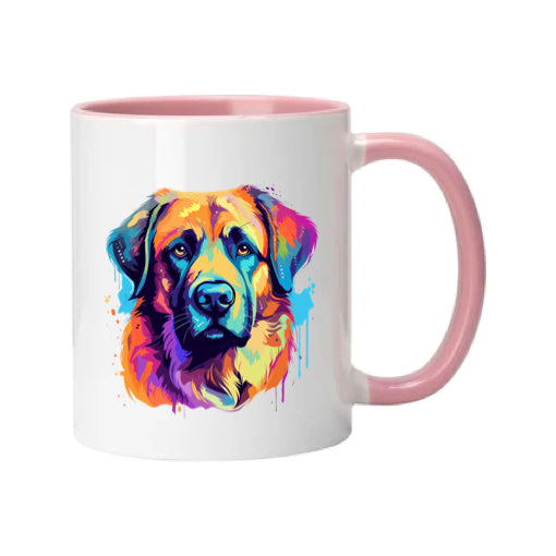 Mug - 11oz - Leonberger in vibrant watercolours 1