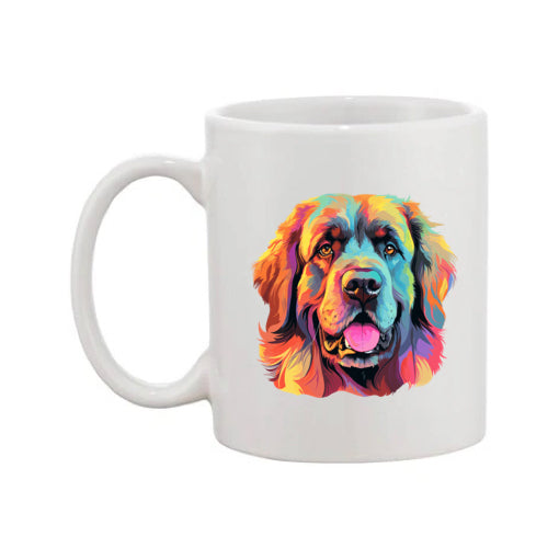 Mug - 11oz - Leonberger in vibrant watercolours 2